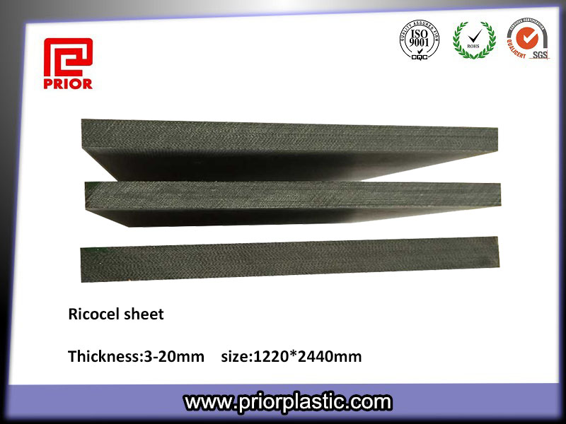 Ricocel sheet for wave soler pallet and reflow pallet material