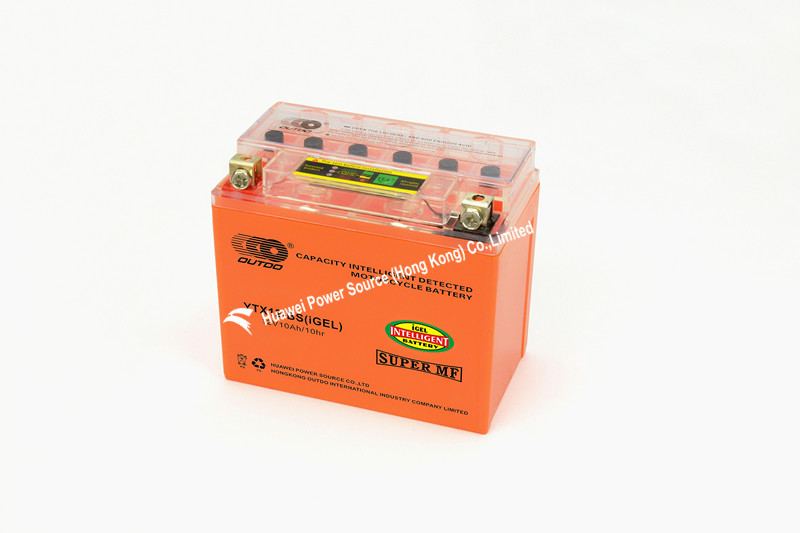 New Motorcycle Batteries with Intelligent Capacity Detect 12V Voltage and 10ah Capacity, Mf, Measures 150 X 87 X 130mm