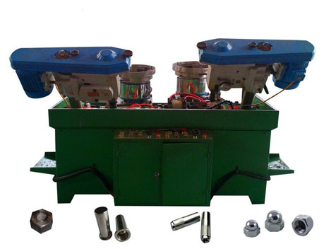 The automatic cap nut tapping machine from China factory