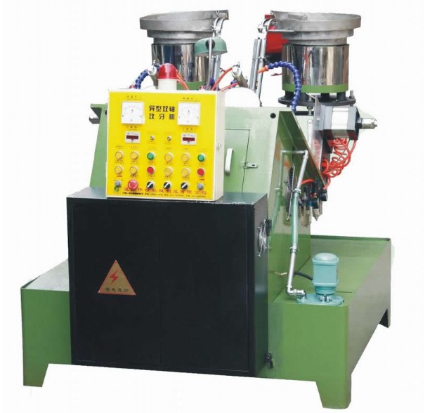The multifunctional 2 spindle abnormity nut tapping machine from China factory