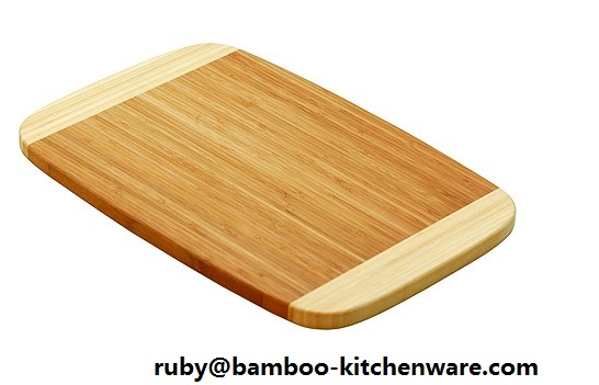 2 Tone Bamboo Wooden Cheese Cutting Board Set Perfect for Kitchen, Christmas Family Gift