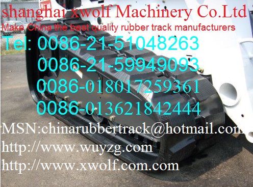 DOOSAN excavator track rubber block rubber sheet