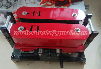 Cable pusher, high efficiency,cable laying machines with two motors