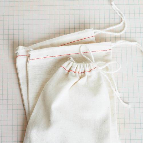 100% Cotton Muslin Bag/ Coffee Bean Bag/ Flour Bag