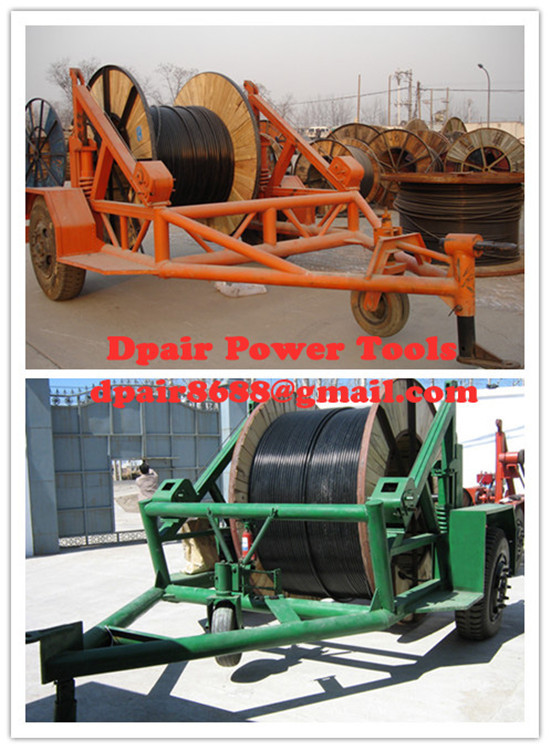 Use Cable Reel Trailer,Spooler Trailer, best qualityCable Drum Carrier Trailer