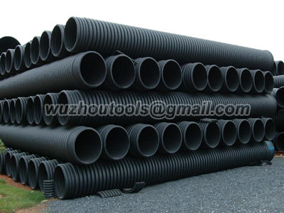 HDPE Water Pressure Pipe used in the municipal & industrial markets. 