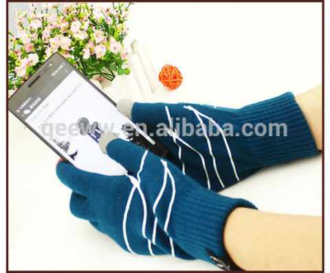 Printed 5 Finegrs Touch Screen Gloves 