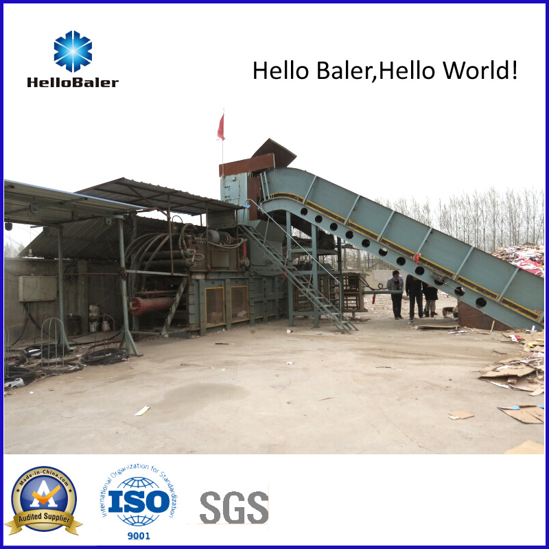Hellobaler Hsa4-6 Semi-Automatic Cardboard Balers