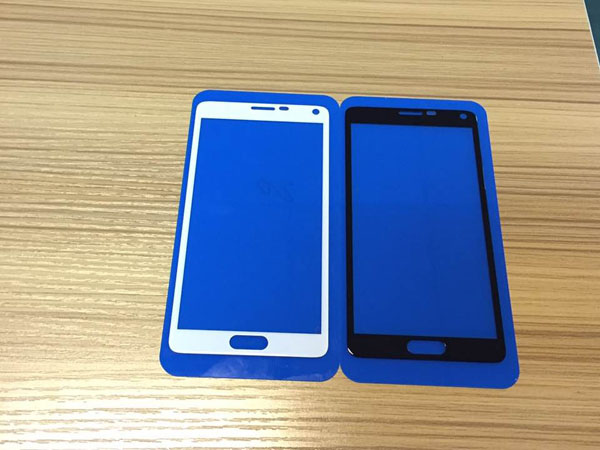 Mobile phone use tempered glass screen protector for samsung note4