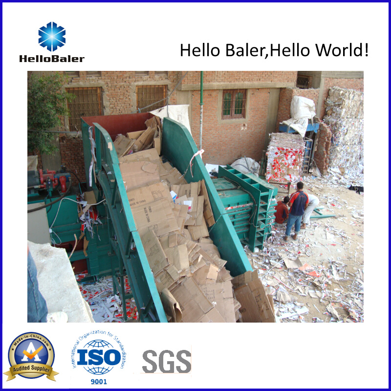 Hellobaler Hsa7-10semi-автоматическая отходов картон пресс-подборщик