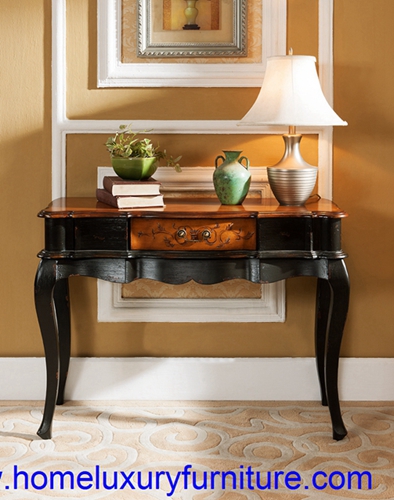 Console table wood console table with mirror Italian style antique wall table JY-946