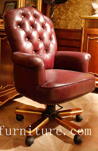 Anqitue стула стула домашнего офиса кожаного стула стулы FS-168 moving кожаные