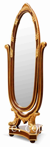 Справьтесь зеркала лобби зеркала гостиницы зеркала зеркала зеркало FG-138 деревянной рамки зеркала большого роскошное