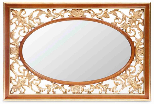 Отразьте зеркало деревянной рамки одевая зеркало AG-302 пульта зеркала украшения зеркала