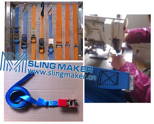 High quality 25mm ratchet lashing strap tie down web lashing  acc.to European standard 