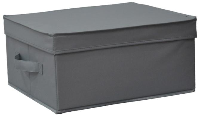 Grey Storage Box with Lid