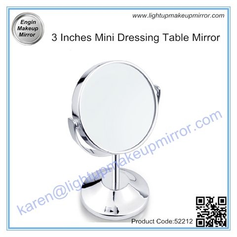 3 Inches Mini Dressing Table Mirror