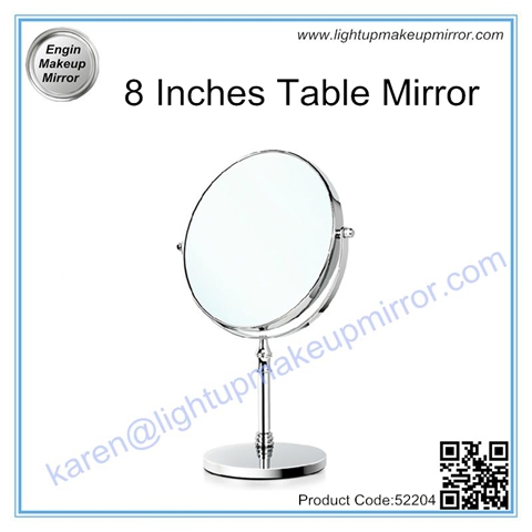 8 Inches Table Mirror
