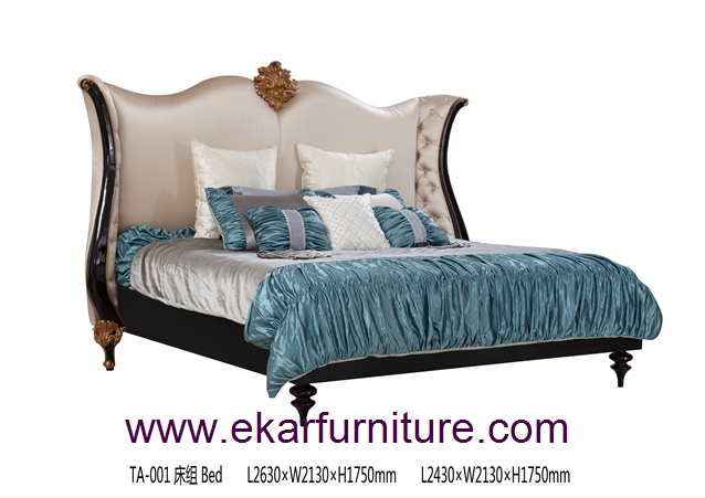 Wooden King Bed Bedroom Furniture TA-001