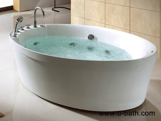  U-BATH 2014 Hot Product Italy Morden Freestanding Jacuzzi and Whirlpool Massage Bathtubs