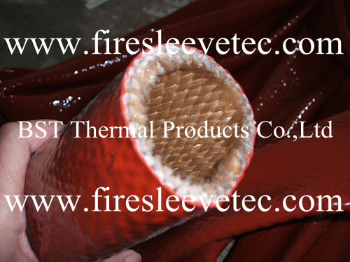 hydraulic tube protection firesleeve