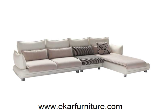 Modern sofa white leather sofa YX261