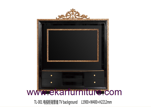 TV stands tv background neo classical tv cabinet TL-001