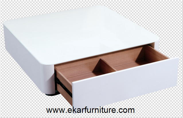 White coffee table modern wood table OT806M+OT806G