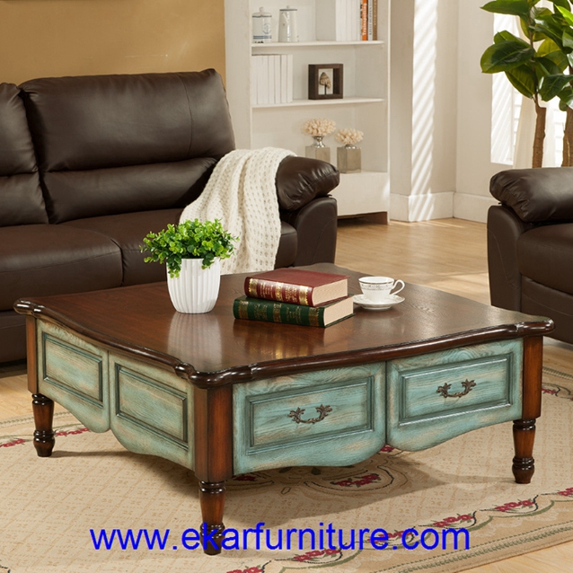 Coffee table wooden table antique table FY-2006