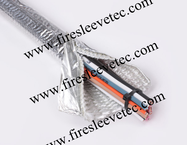 hydraulic hoses protection fire resistant sleeve