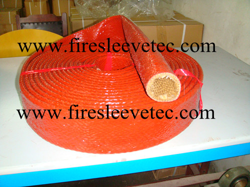 hydraulic hose protection fire protection sleeve