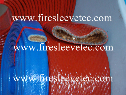 hydraulic hose protection thermal protection sleeve