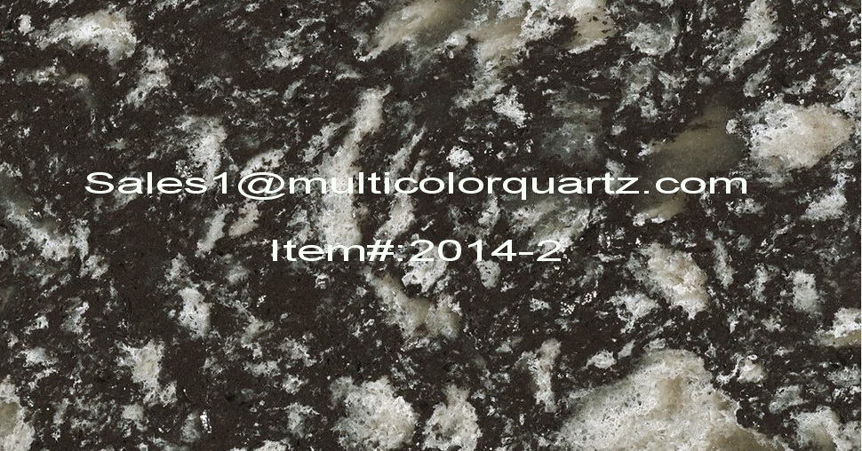 artificial multicolor quartz stone with for kitchen countertops