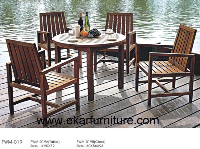 Teak sofa set garden dining table and chair FWM-019