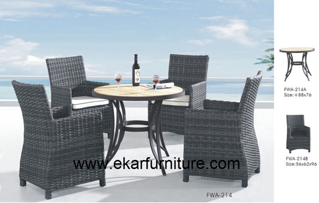 Garden chairs wicker chair outdoor table FWA-214