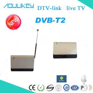 wireless mobile digital tv receiver,DTV Link support DVB-T2 and DVB-T HD digital tv,for android&IOS devices!