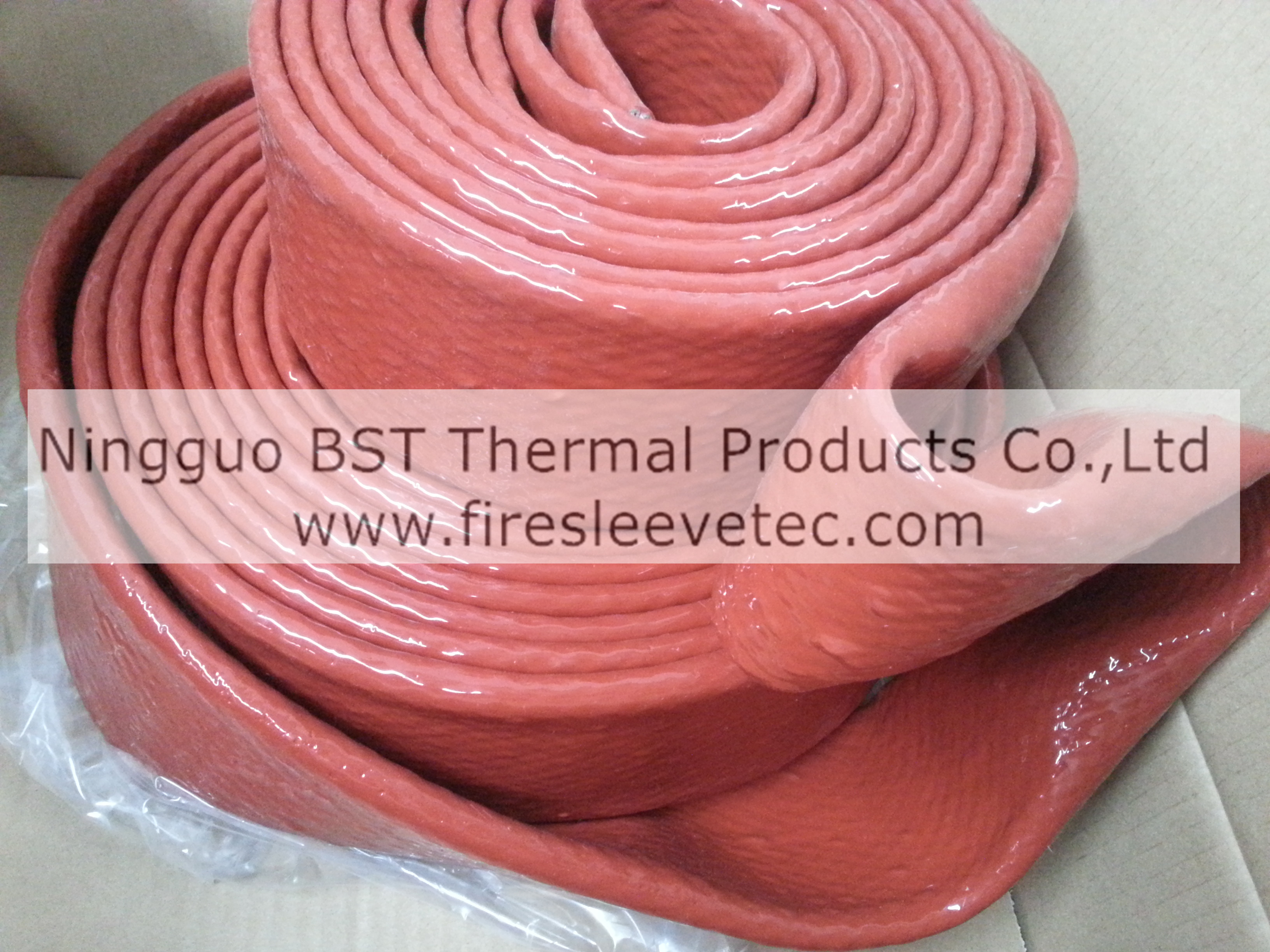hydraulic hose protection thermosleeve