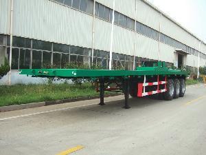13M flatbed semi-trailer with three axles