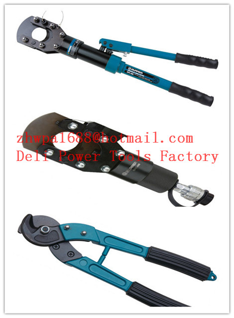 Cable cutter with ratchet system,Cable scissors