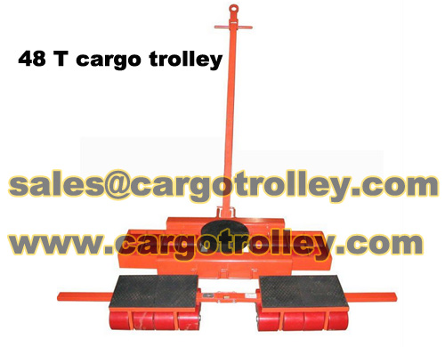 Steerable machinery skates also know as three point moving tools