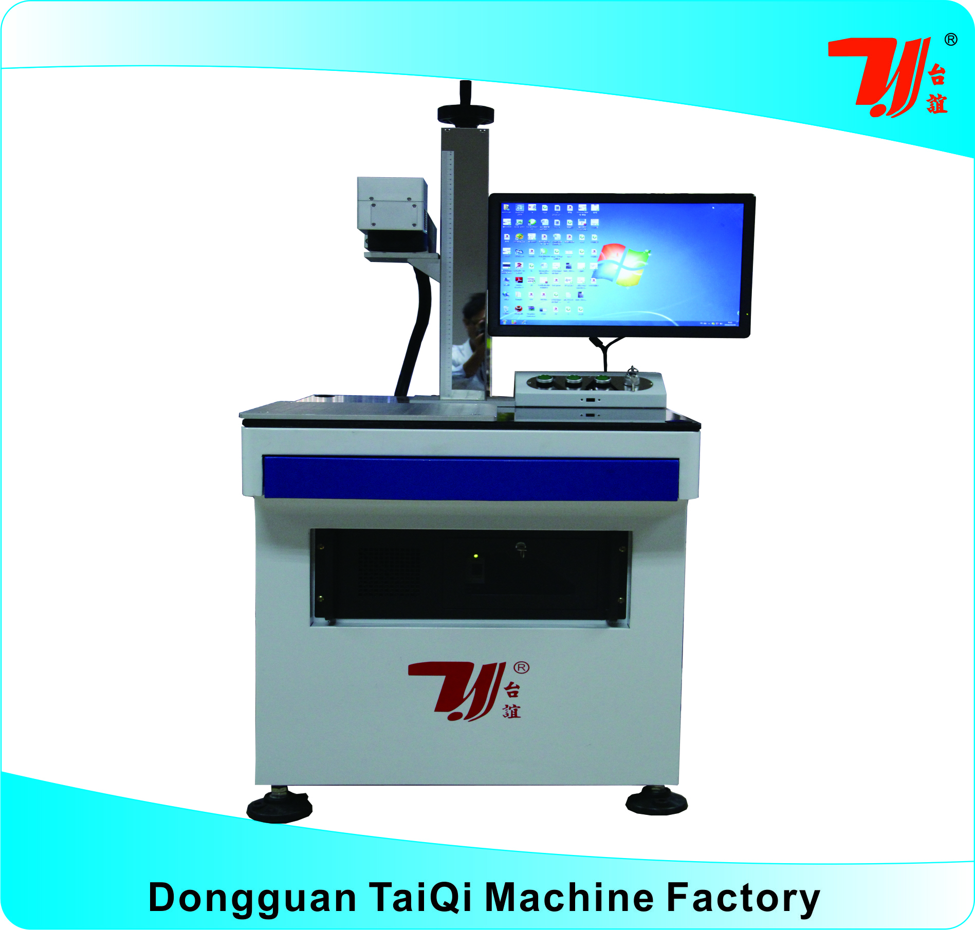 TaiYi 10 watt fiber laser marking machine