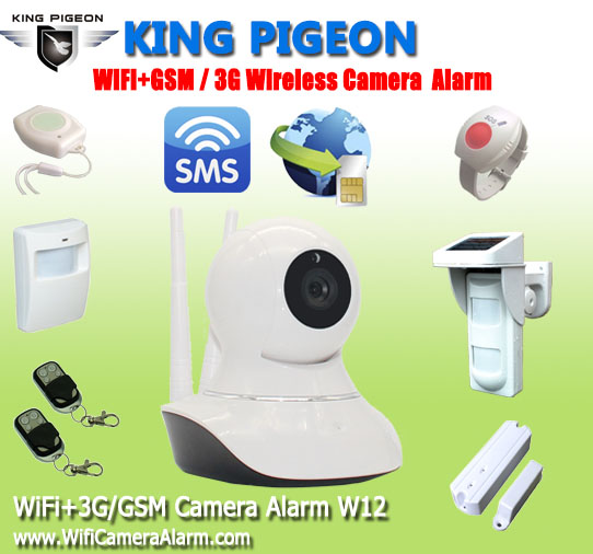 W12 Wireless IP Camera with SMS Alarm