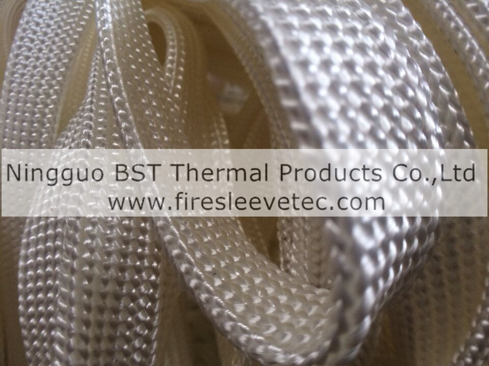 Texturized silica braided sleeve