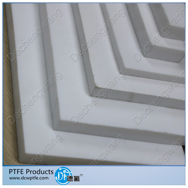 Чисто PTFE блок/тефлон пластиковый лист/лист отлитый в форму тефлоном Сделано в Китае