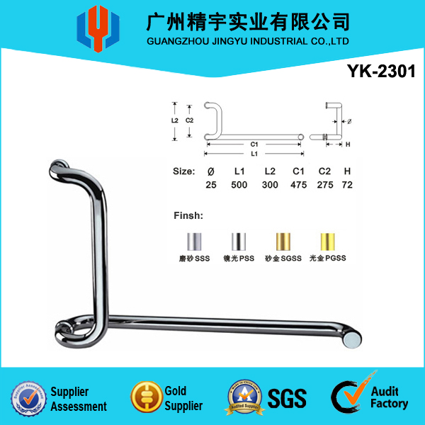 High Quality Inox Handle For Shower Glass Door(YK-2301)