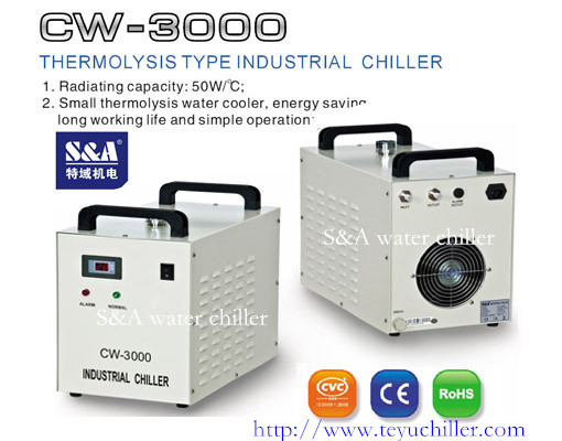Industrial chilled water system S&A CW-3000 factory