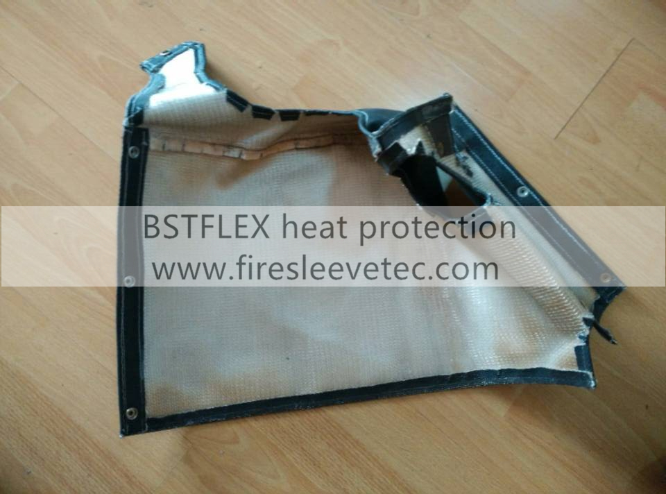 muffler heat shield blanket