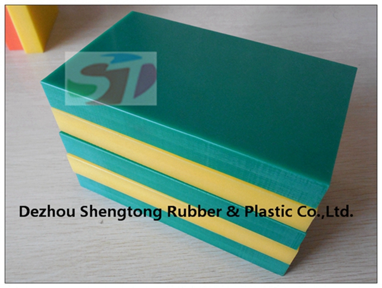 Smooth surface white plastic sheet with high performance
