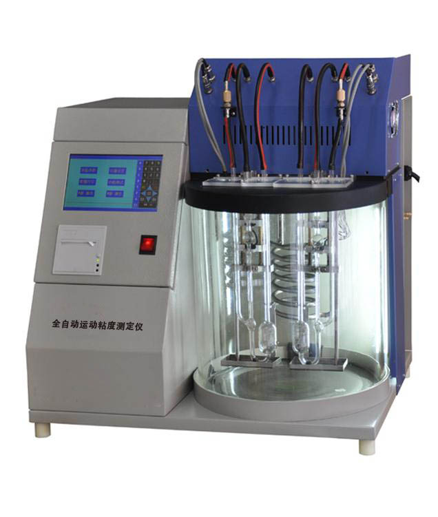 Automatic crude oil kinematic viscosity tester
