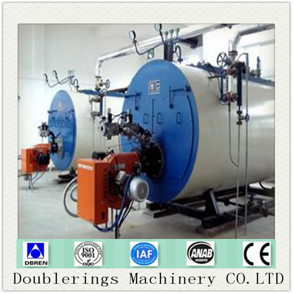 Natural gas fired commercial hot water boiler